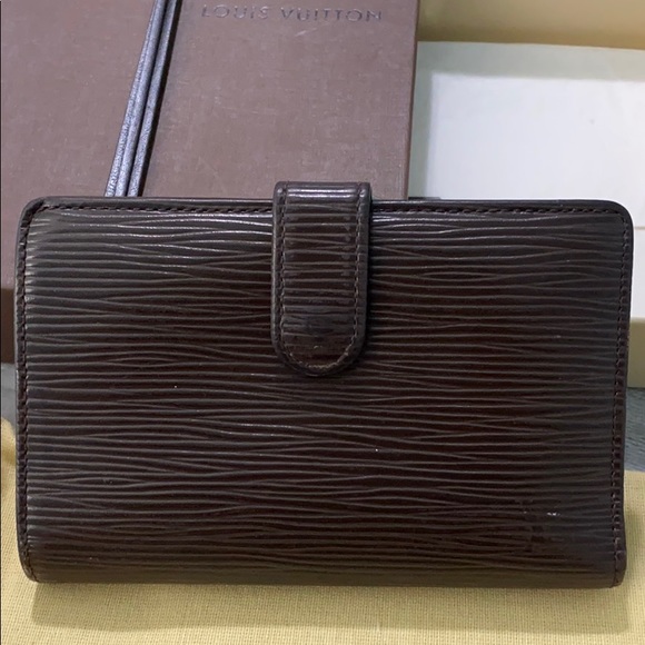 Authentic LV EPI Brown Leather French Purse Wallet - Picture 1 of 8